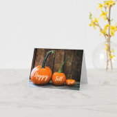 Carte Bon Automne à Tous 2 (Fleur jaune)