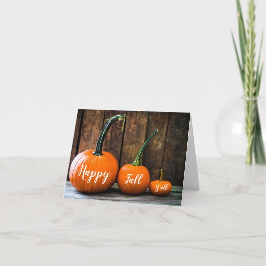 Carte Bon Automne à Tous 2 (Devant)