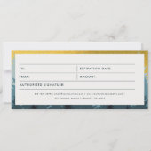 Carte Bon cadeau Golden Forest Business (Devant)