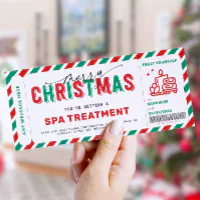 Carte de Noël Bon pour Spa