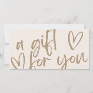 Carte Bon de certificat cadeau moderne