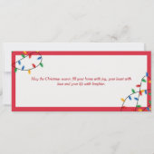 Carte Bon de chèque cadeau en espèces Noël (Devant)