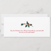 Carte Bon de chèque cadeau en espèces Noël (Devant)