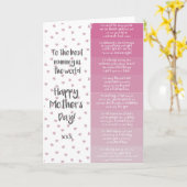 Carte Bon de la fête des mères (Fleur jaune)