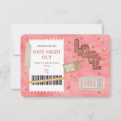 Carte Bon de réduction pour la Saint-Valentin pour un co (Devant)