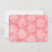 Carte Bon de réduction pour le café de la Saint-Valentin (Dos)