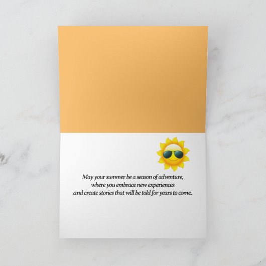 Carte Bon été (Intérieur)