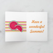 Carte Bon été ! (Intérieur)