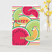 Carte Bon été ! (Fleur jaune)