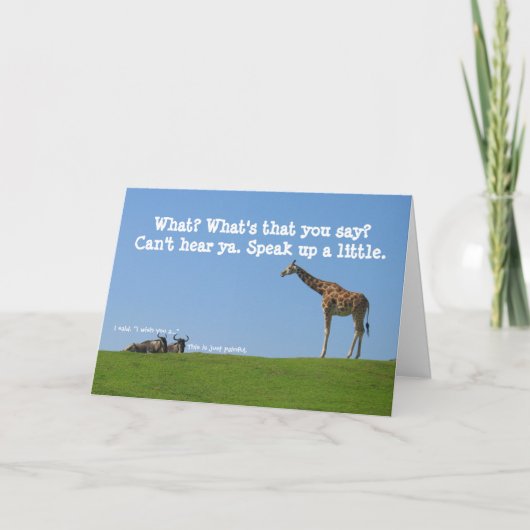 Carte Bon gnus ! Fête des pères (Devant)