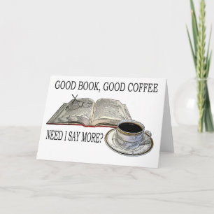 CARTE BON LIVRE, BON CAFÉ