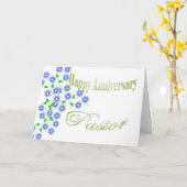 Carte Bon Pasteur Anniersaire (Fleur jaune)