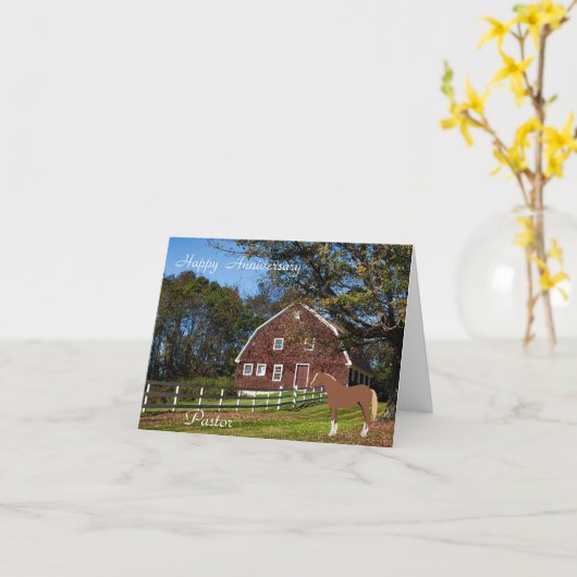 Carte Bon Pasteur Anniversaire (Fleur jaune)