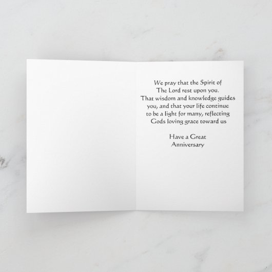 Carte Bon Pasteur Anniversaire (Intérieur)