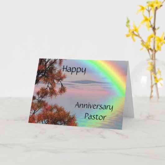 Carte Bon Pasteur Anniversaire (Fleur jaune)