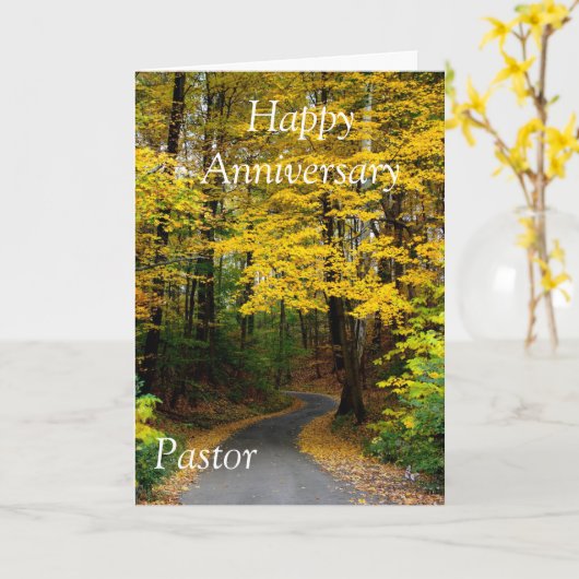 Carte Bon Pasteur Anniversaire (Fleur jaune)