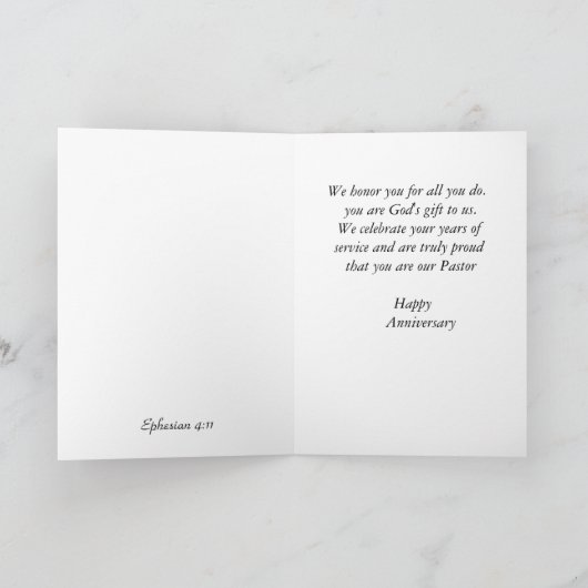 Carte Bon Pasteur Anniversaire (Intérieur)