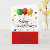 Carte Bon Pasteur Anniversaire (Fleur jaune)