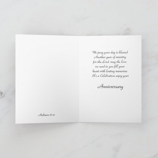 Carte Bon Pasteur Anniversaire (Intérieur)