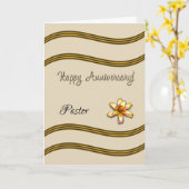 Carte Bon Pasteur Anniversaire (Fleur jaune)