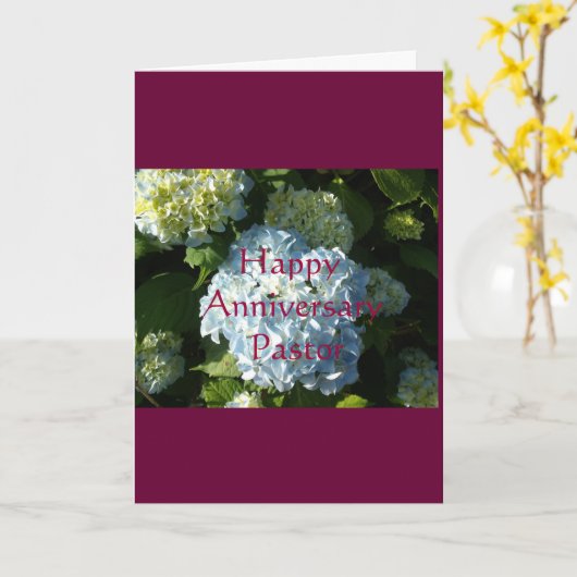 Carte Bon Pasteur Anniversaire (Fleur jaune)