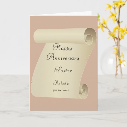 Carte Bon Pasteur d'Anniversaire (Fleur jaune)