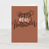 Carte Bon Patch Citrouille Halloween (Devant)