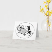 Carte Bon rétablissement (Fleur jaune)