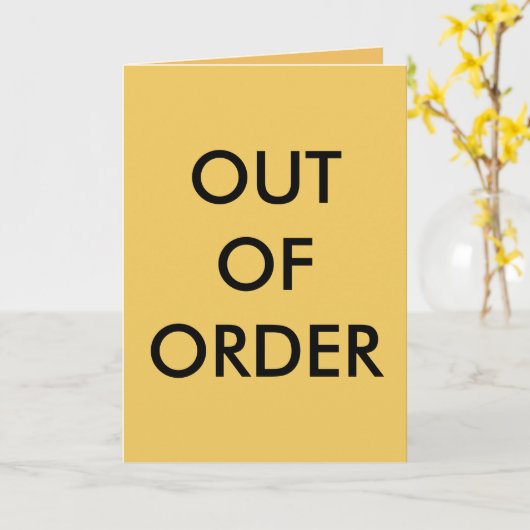 Carte Bon rétablissement. (Fleur jaune)