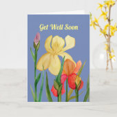 Carte Bon rétablissement (Fleur jaune)