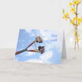 Carte Bon rétablissement (Fleur jaune)