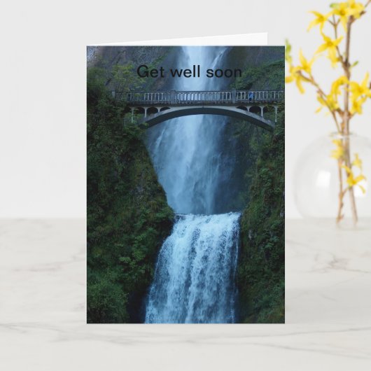 Carte Bon rétablissement (Fleur jaune)