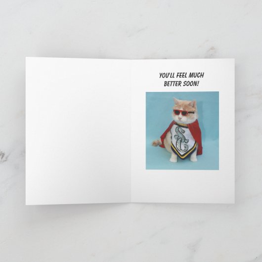 Carte Bon rétablissement! (Intérieur)