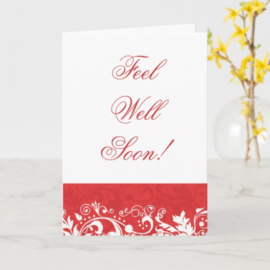 Carte Bon rétablissement (Fleur jaune)