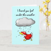 Carte Bon rétablissement (Fleur jaune)