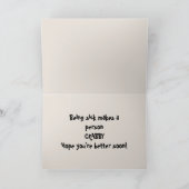 Carte Bon rétablissement (Intérieur)