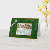 Carte Bon rétablissement (Fleur jaune)