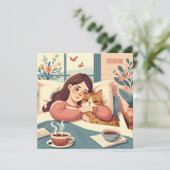 Carte Bon rétablissement | Maladie chronique vide (Debout devant)