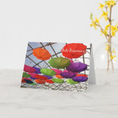 Carte Bon rétablissement pour German Get Well Colorful U (Fleur jaune)