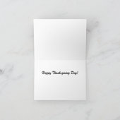 Carte Bon thanksgiving (Intérieur)