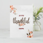 Carte bon thanksgiving (Debout devant)