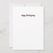 Carte bon thanksgiving (Dos)