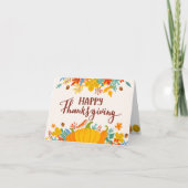 Carte bon thanksgiving (Devant)