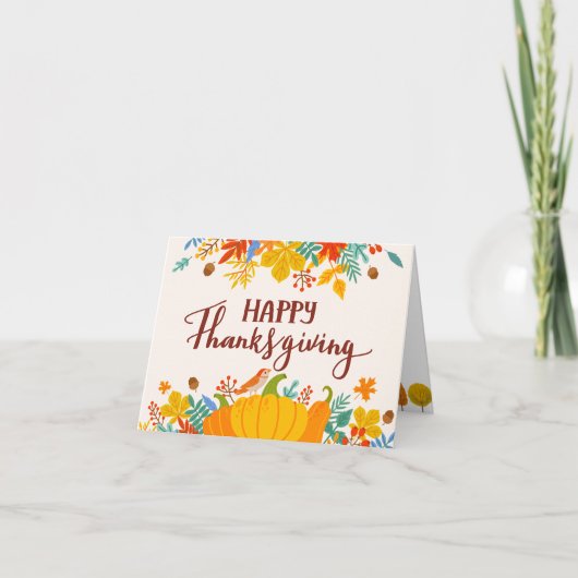 Carte bon thanksgiving (Devant)