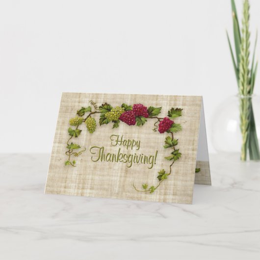 carte bon thanksgiving (Devant)
