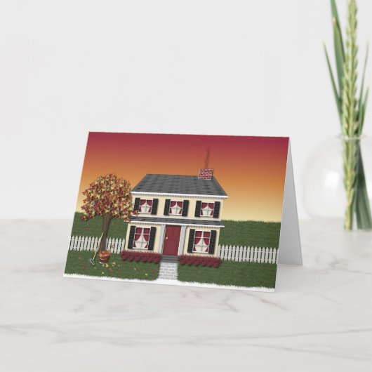 Carte bon thanksgiving (Devant)