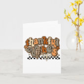 Carte Bon thanksgiving (Fleur jaune)