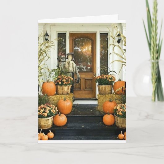 CARTE BON THANKSGIVING À UNE "PERSONNE TRÈS SPÉCIALE" (Devant)