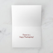 Carte Bon thanksgiving à vin (Intérieur)