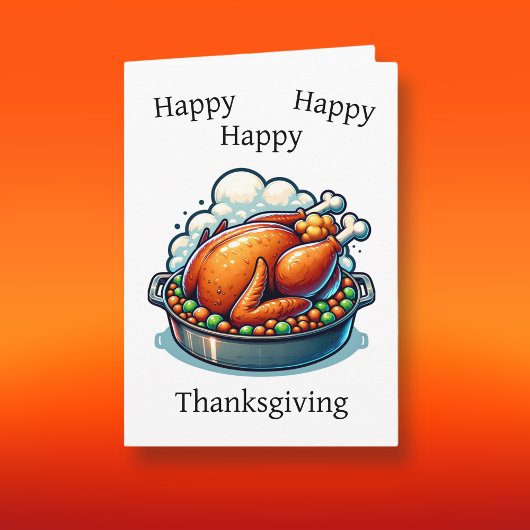 Carte Bon thanksgiving | Amusant jeu de farce